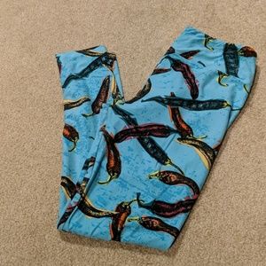 Chilli pepper Lularoe leggings OS